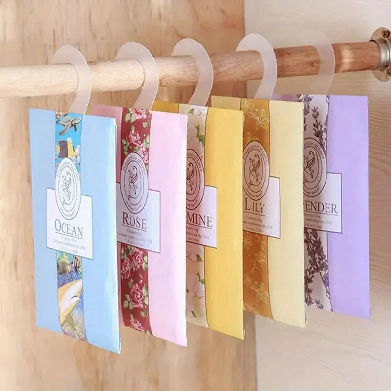 Home Fragrance Sachet - 5/6szt Zapach Kadzidło Wiszące Dekor Szafa