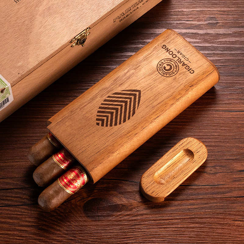 Drewniany humidor na cygara z  – Home Fragrance Maple Walnut recenzja i cena