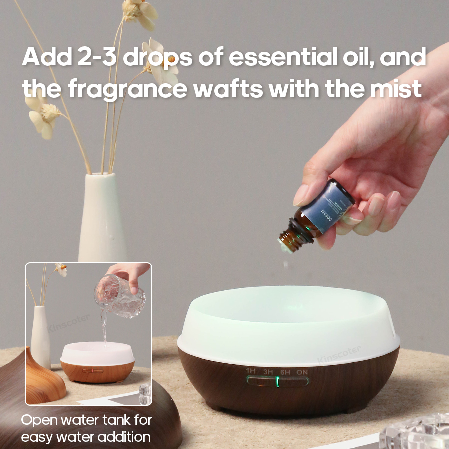 KINSCOTER Dyfuzor Aromaterapii – Home Fragrance Oil Diffuser recenzja i cena
