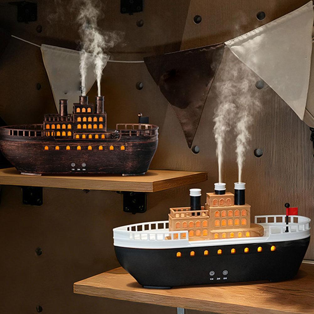 Retro Steamboat Ultradźwiękowy – Home Fragrance Oil Diffuser recenzja i cena