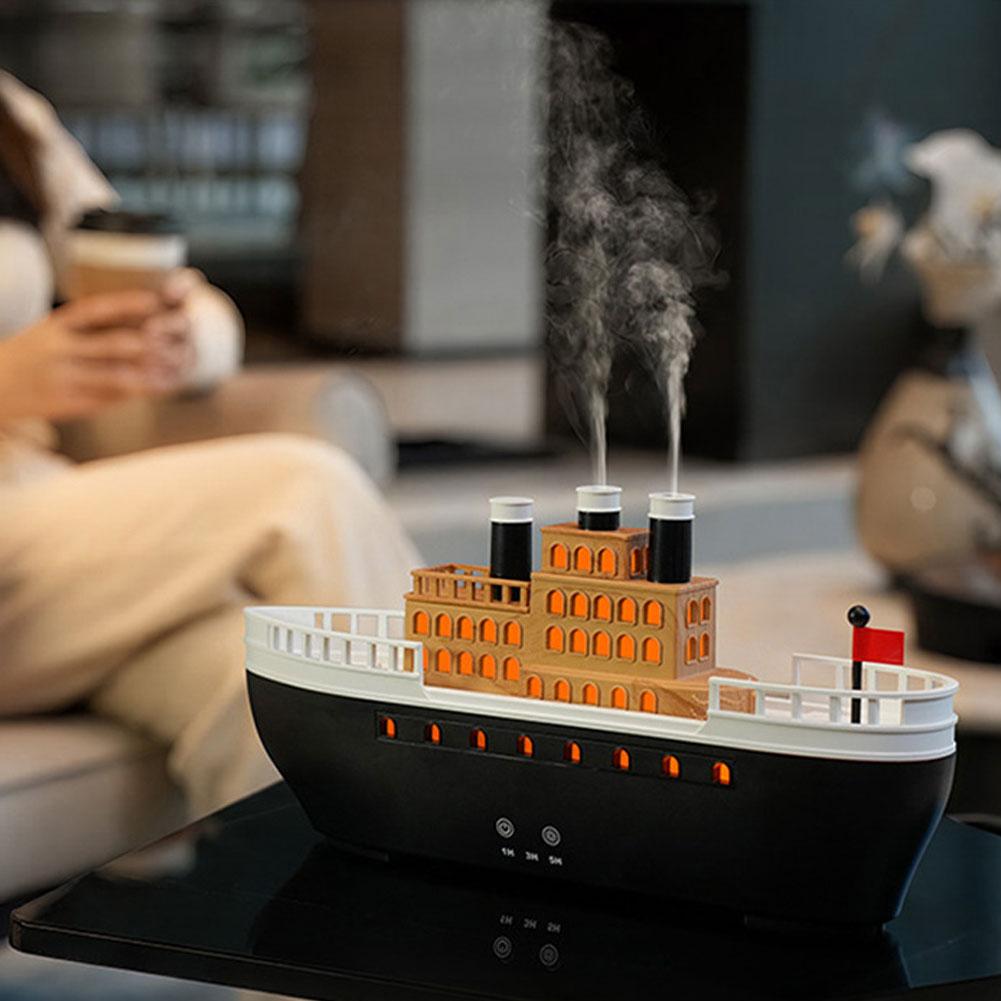 Retro Steamboat Ultradźwiękowy – Home Fragrance Oil Diffuser recenzja i cena